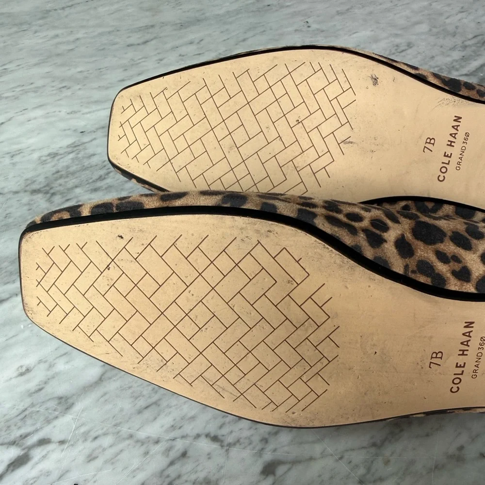 COLE HAAN Suede Bethany Ballerina Flat - Picture 8 of 10